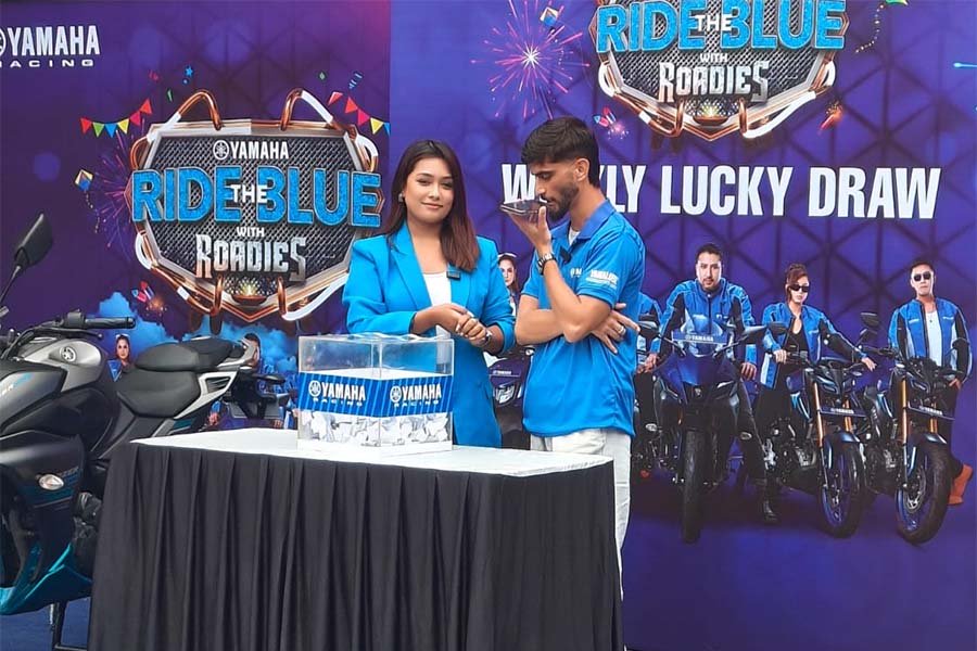 भैरहवाका बिनोद यादवले जिते विकली लक्की ड्रमा यामाहा बाइक