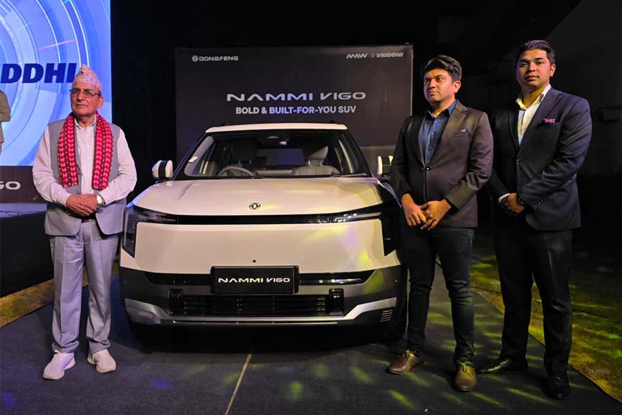 एमएडब्लू वृद्धि मोटर्सद्वारा बिर्तामोडमा नयाँ नामी भिगो अनावरण