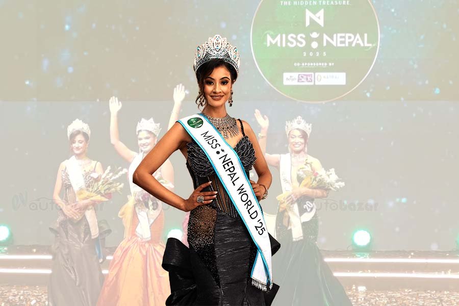 मिस नेपाल २०२५ विजेता लुना लुइटेल लाई हार्दिक शुभकामना