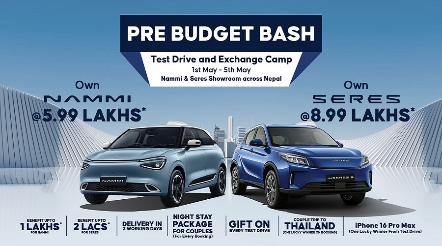 Nammi and Seres Launches Pre Budget Bash All Over Nepal