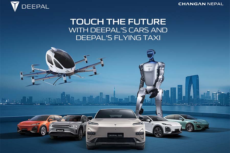 नेपालकै पहिलो दिपलको उड्ने ट्याक्सी नाडा अटो सोमा प्रधानमन्त्रीबाट सार्वजनिक हुँदै