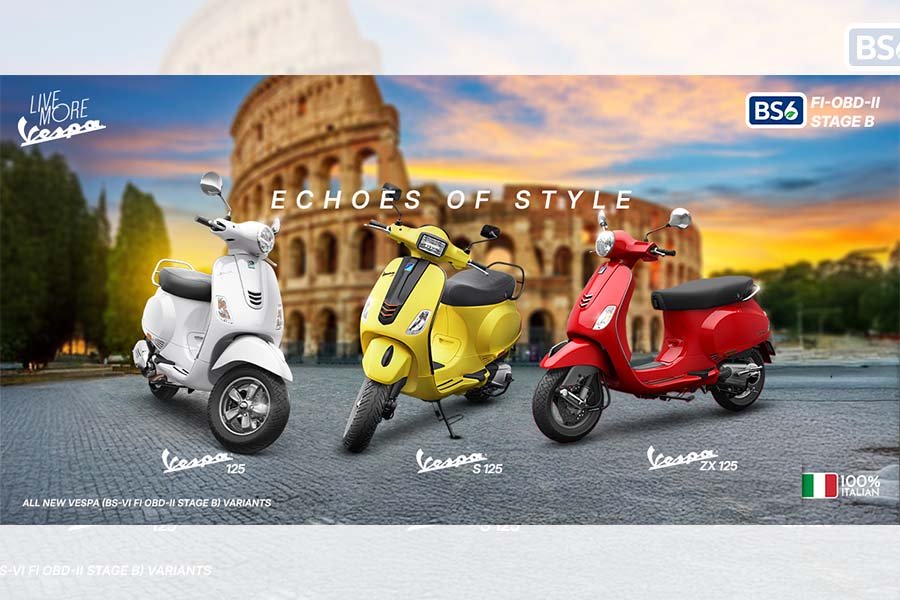 Vespaले नेपालमा नयाँ BS6 स्कुटर लन्च गर्‍यो, OBD II Stage B इन्जिनसहित